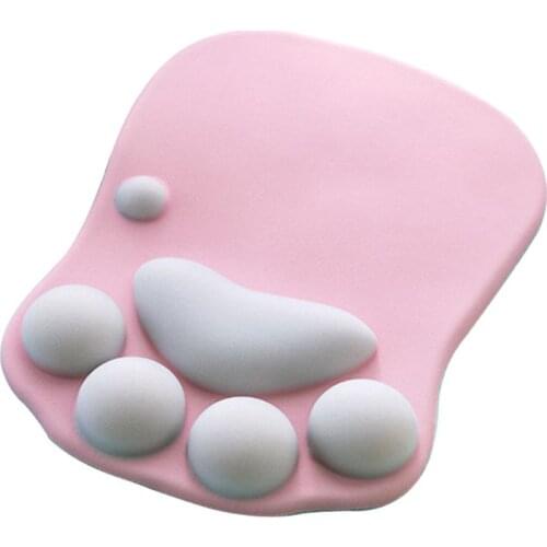 Cute Cat Paw Mouse Pad Nonslip Silicone Mice Mat PC Computer Wrist Rest Support