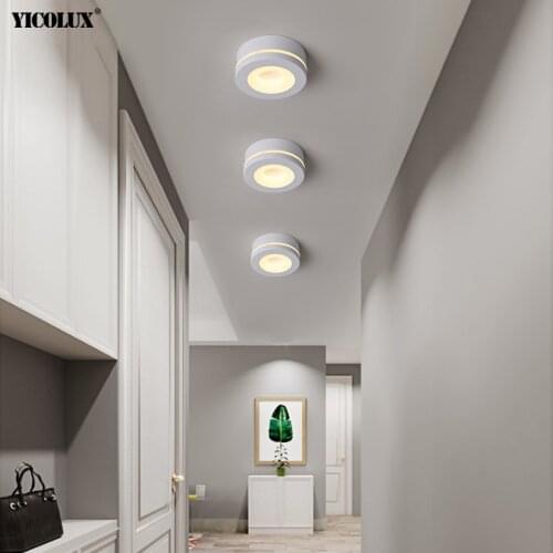 Round Creative Modern LED Ceiling Lights Living Dining Childrens Room Bedroom Corridor Aisle New Lamps Lustre Lighting Dimmable