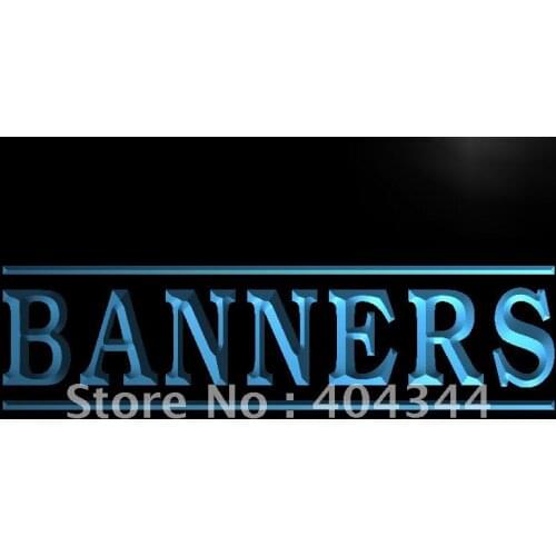 LB810- Banners Display Flag NEW LED Neon Light Sign home decor crafts