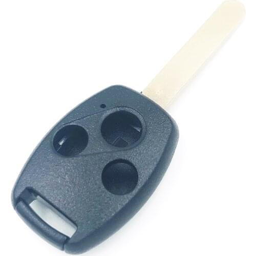 Brand New 3 Button Car Remote Case Fob Blank Key Fit For HONDA Accord Civic CRV HRV Jazz Pilot Replacement Key Shell Cover