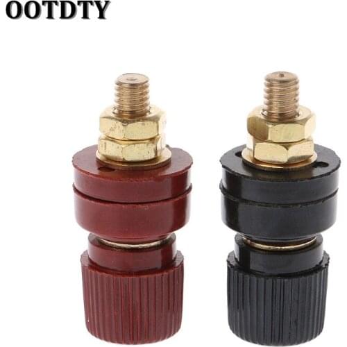 OOTDTY 1 Pair 6mm 333 Binding Post For Power Amplifier Terminals AC Power Audio Adapter