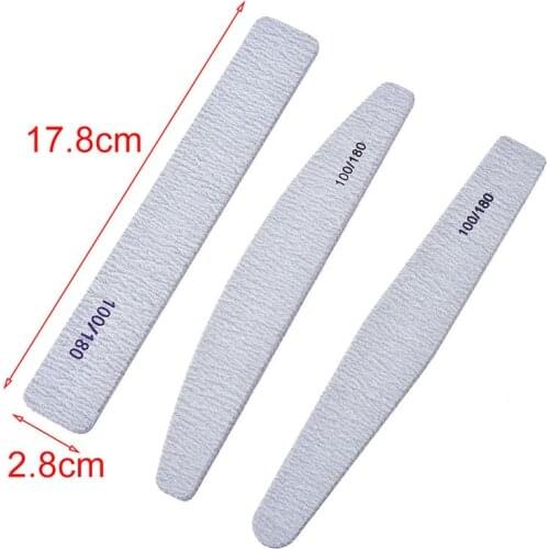 Nail Polisher Buffers Nail Art File Nail Buffer Sandpaper Slim Kit Set Manicure Pedicure Buffer Block 17.8cm