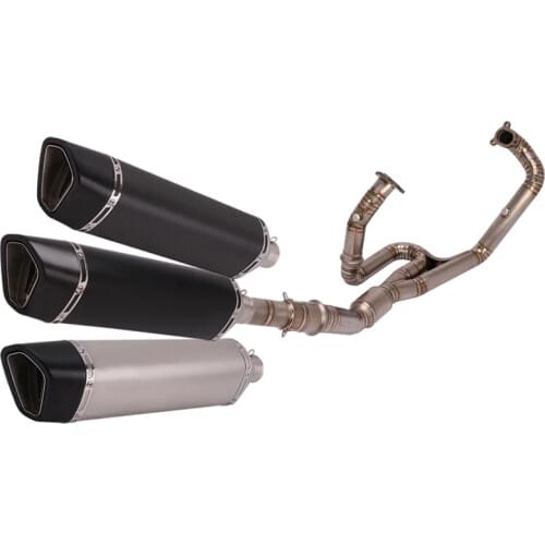 Full Exhaust System for KTM 1190/1050/1090 1290 Super Adventure Motorcycle Exhaust Pipe Header Mid Slip On 51MM Muffler Escape