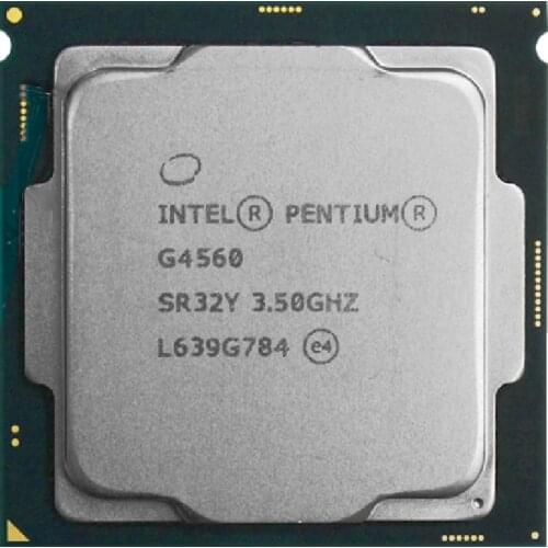 Intel Pentium Processor G4560 g4560 LGA 1151-land FC-LGA 14 nanometers Dual-Core properly Desktop Processor 100% working