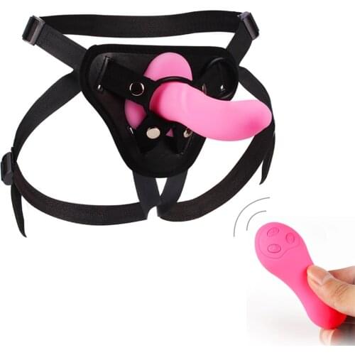 Strap On Realistic Dildo Pants For Women Couples Strapon Dildo Panties For Lesbian Female Adult Sex Toy Remote Dildo Vibrator