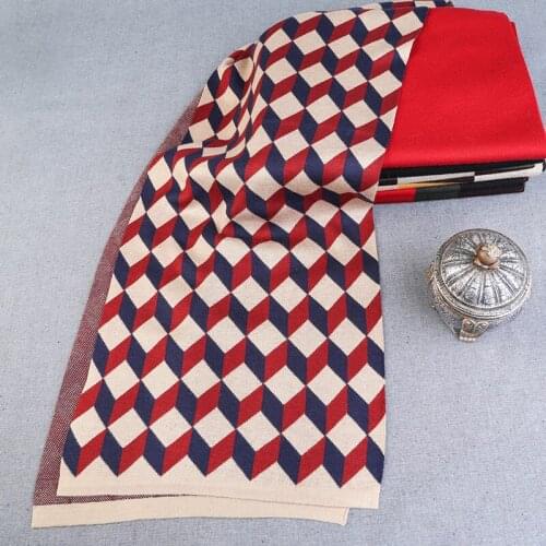 2020 Fashion Design Men Wool Scarf Shawl Winter Warm Scarves Luxury Wrap Echarpe Man Business Scarf Brand neck scarf