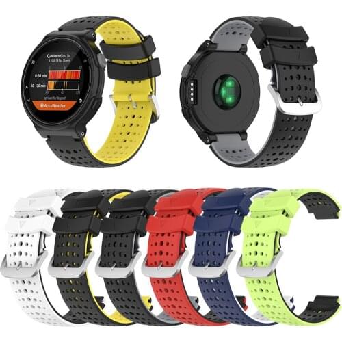 Silicone Smart Bracelet Watch Strap for Garmin Forerunner 220 230 235 620 630 735xt Replacement Wrist Band Watch Bands Wristband