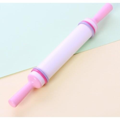 Rolling Pin Texture Embossing Fondant Dough Biscuit Cake Cookies Transparent Adjustable Nonstick Pastry Baking Kitchen Tools