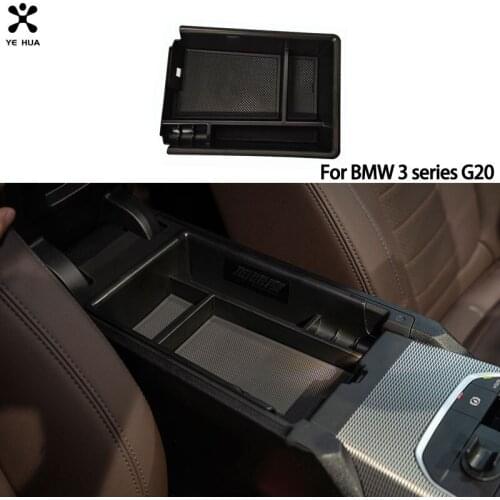 Armrest Organizer for BMW 3 Serie G20 Auto Central Storage Box Easy Accessories Interior Vehicle Supplies Tidying Specialized