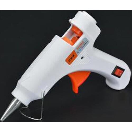 Hot Melt Glue Gun with 10pcs 7mm*100mm DIY Glue Stick Industrial Mini Guns Thermo Electric Heat Temperature Tool