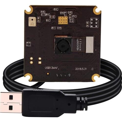 13MP Autofocus USB Camera Module 1/3inch CMOS IMX214 Sensor with Non-Distortion Lens FOV 75Degree,Support 3840X2880