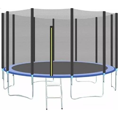 Trampoline Safety Protection Net Replacement Indoor And Outdoor Jumping Bed Anti-fall PE Fence Accessories 6/12 Poles Safety Net