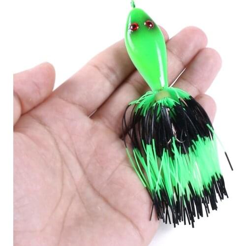 1pcs 8.2g 11cm Top water Plastic Frog Fishing Bait with beard Simulation Soft Lures Snakehead Lure