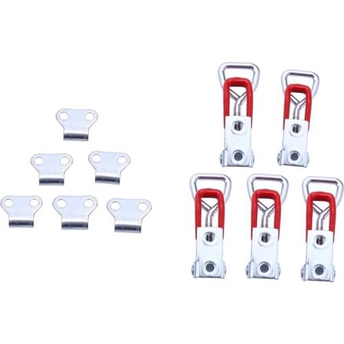 5PC Adjustable Toggle Clamp Pull Action Latch Hand 100KG/220lbs Holding Capacity Retail
