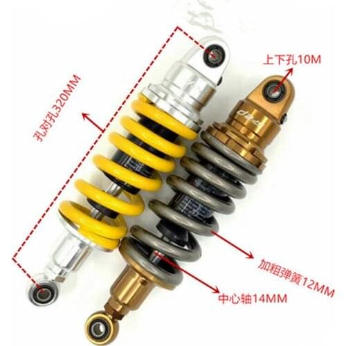 265mm 285mm 305mm 325mm 345mm 360mm Motorcycle Shock Absorbers Suspension For Suzuki Benbelli BJ300GS BN302 FDL250 GW250 GSX250R