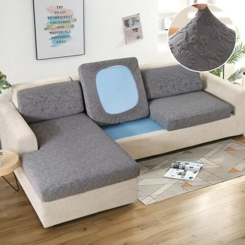 Home Decor Stretch Cushion Cover Home Decoration Sofa Covers for Living Room 1/2/3/4 Seats Corner L Shap Couch Slipcover Set