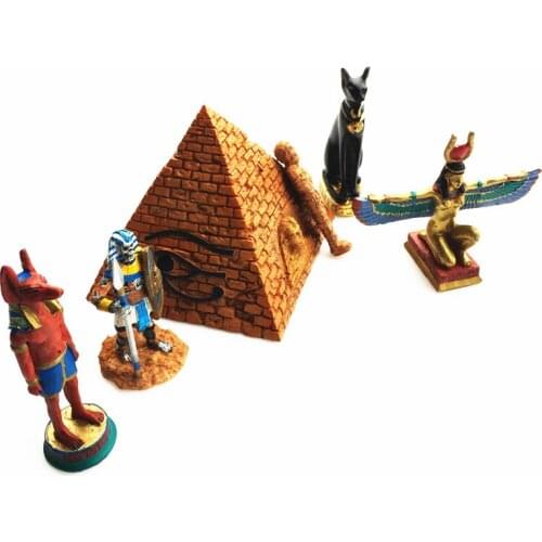Egypt 3D Pharaoh & Pyramid Decorated Articles Ornaments Decoration Articles Gifts Handicraft