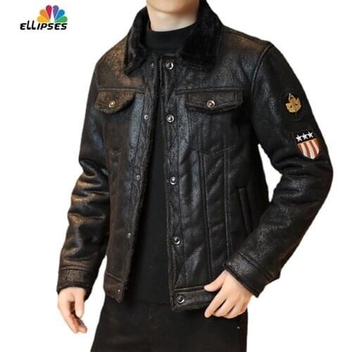 Ellipses Men's Suede Jackets