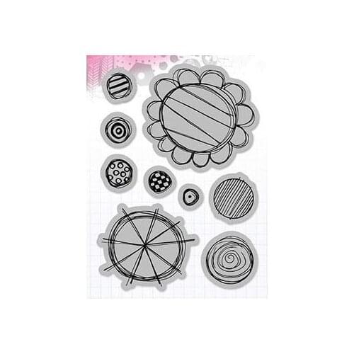 Background stamp Clear Stamp for Scrapbooking Transparent Silicone Rubber DIY Photo Album Decor 0322