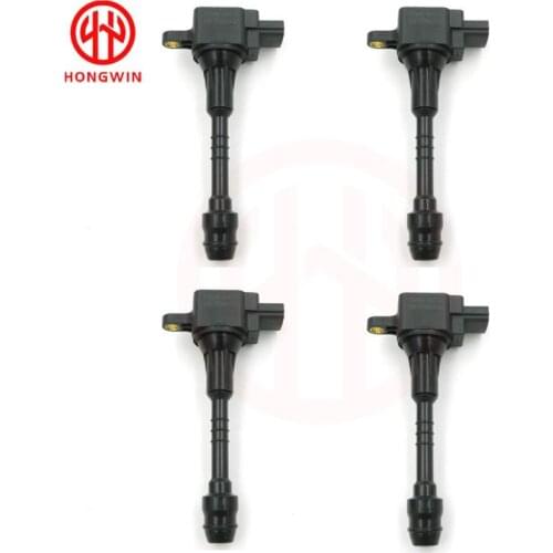 4pcs Genuine No.: 22448 6N015 Ignition Coil Fits NNissan Sentra 1.8 Almera N16 Primera P11 22448-6N011,224486N011,224486N015