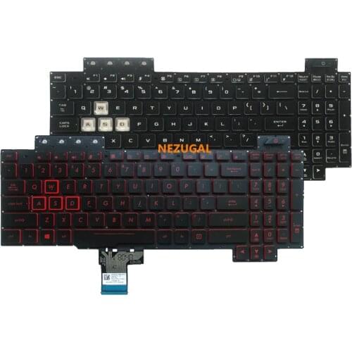 English Backlit keyboard for Asus TUF Gaming FX505 FX505G FX505D FX505GD FX505GE FX505GM FX505DY FX505DV fx505dt US laptop