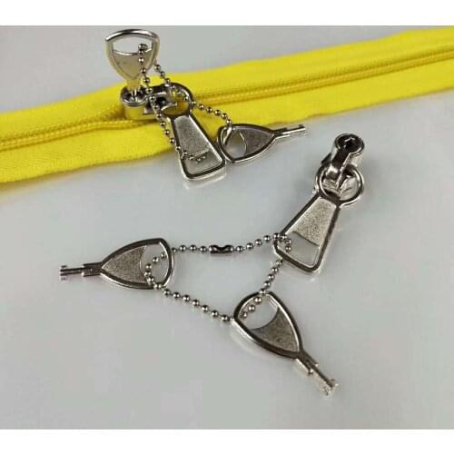 Fashion Metal Zipper head Zipper lightning Repair Kits Zipper Pull for Zipper Slider DIY Sewing Craft sewing Kits Metal Zip