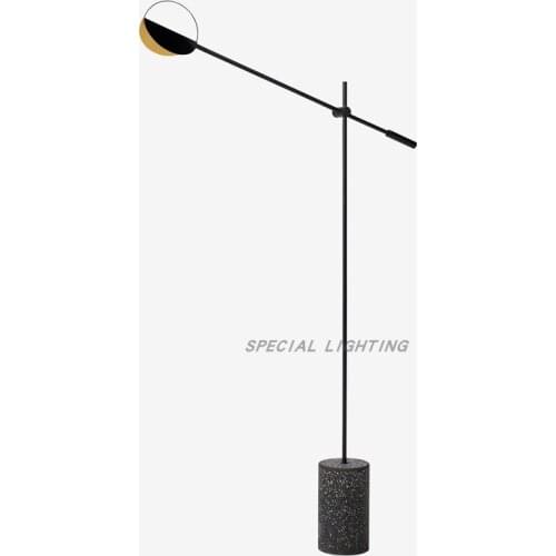 Nordic marble floor lamp designer model room bedroom homestay living room sofa floor lamp