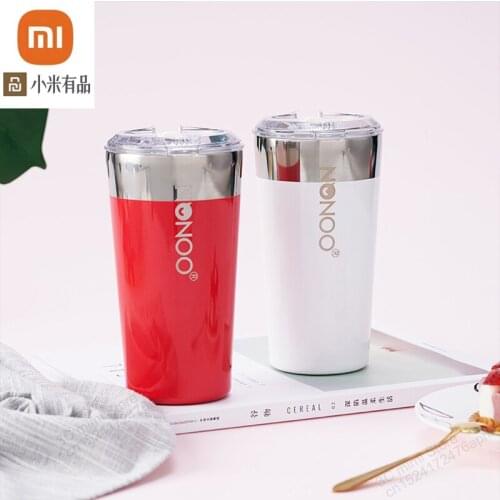 New xiaomi xiaomi coffee cup 316 stainless steel one-piece stretch without welding, 580ml large capacity coffee cup smart home