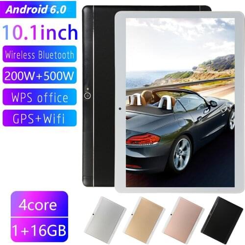 Tablet PC 10.1 Inch Android 6.0 Tablets Quad Core Tablet 16GB Dual Camera Wifi Bluetooth RAM1GB+ROM16GB Tablets Android планшет