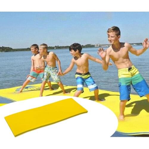 Floating Water Pad Mat Tear-resistant 3-layer XPE Roll-up Floating Island Pool Lake Ocean Swimming Pool Floating Pad float mat