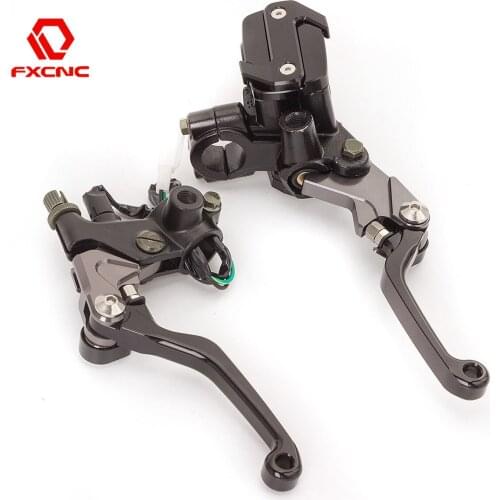 7/8" 22mm Motorcycle Brake Clutch Lever Hydraulic Master Cylinder Brake Clutch Levers Pit Dirt Bike Motocross Accessories