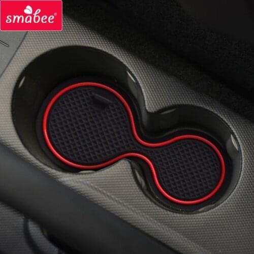 Smabee Gate slot pad For RENAULT CAPTUR captur 2013-2017 Non-slip Mats Interior Door Pad/Cup 11PCS