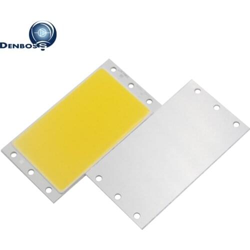 10PCS LED COB Strip DIY Light lamp 12V DC 16W Natural Warm White Blue Red 94mm 50mm FLIP Chip COB led tubes