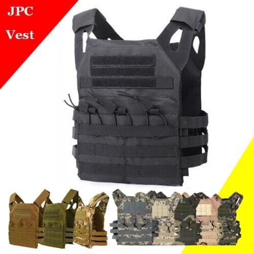 Hot Sale Tactical JPC Molle Vest Outdoor Military Airsoft Paintball Plate Carrier Vest Men Camoflage Hunting Vest