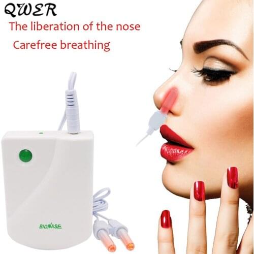 Rhinitis Sinusitis Cure Therapy Device Low Frequency Pulse Laser Nose Health Care Machine Massager Rhinitis Treatment Hay Fever