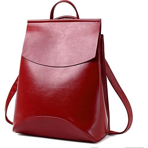 Female School Shoulder Bag Bagpack 2021 Hot Fashion Women Backpack High Quality Pu Leather Backpacks for Teenage Girls