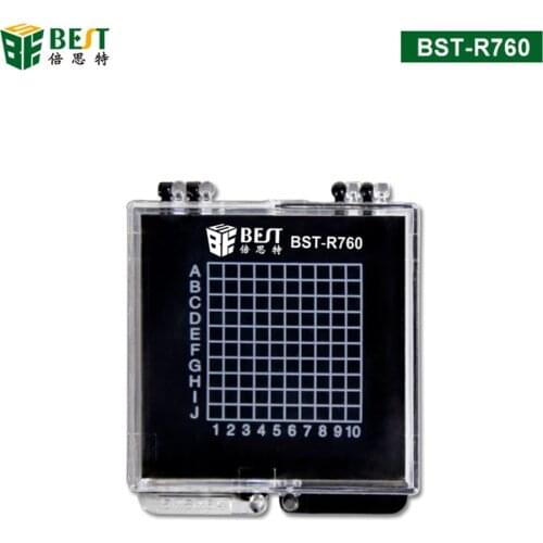 1Pcs Mini Storage Box Adsorbable Silicone Rubber Bottom SMT Chip IC Chip Component Box For Intel 775 1155 1156 IC Protection Box