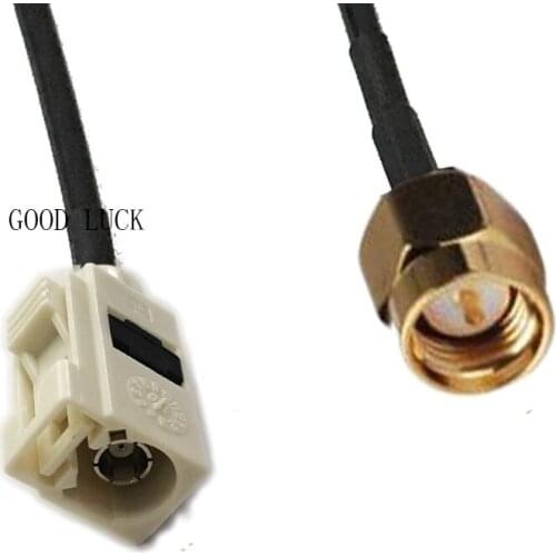 10pcs SMA Plug Male to Fakra B SMB Female for Car GPS Radio Antenna RG174 Extension Cable 50ohm 10/15/20/30/50CM 1/2/3/5M
