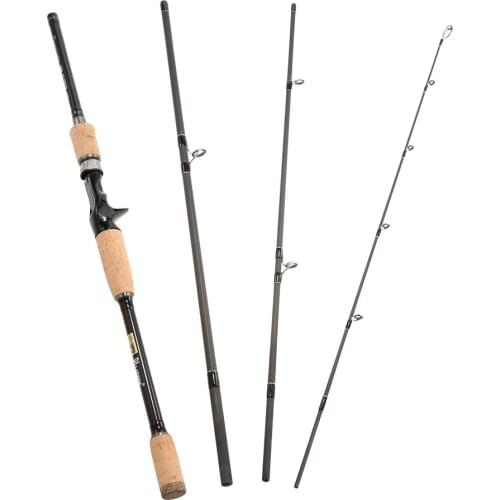 4 Sections Baitcasting/ Spinning Fishing Rod + Fishing Vest as Gifts RU Stock Rod 2.1M/2.4M De Pesca Saltwater