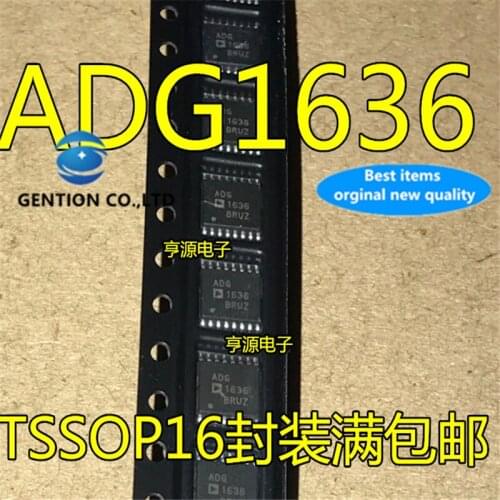 5Pcs ADG1636BRU ADG1636BRUZ ADG1636 Analog switch chip TSSOP-16 in stock 100% new and original