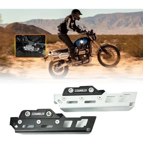 Motorcycle Accessories Rear Brake Guard Master Cylinder Guard Frame Protector Cover For Triumph Scrambler 1200 XC/ XE 2006-2020