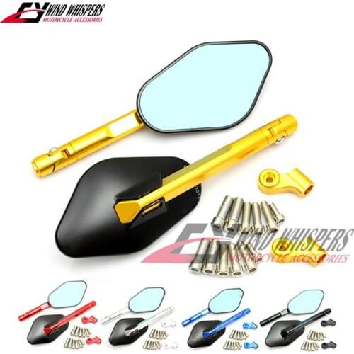 CNC Motorcycle Side Mirror For Honda XADV PCX MSX Yamaha MT03 MT07 MT09 Kawasaki Z650 Z750 Z800 Z900 Z1000 Suzuki Ducati Triumph