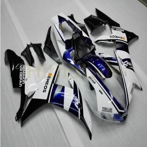 Bolts+Custom blue white ABS Plastic motorcycle article body kit for YZF-R1 2002-2003 YZFR1 02-03 Fairings M2