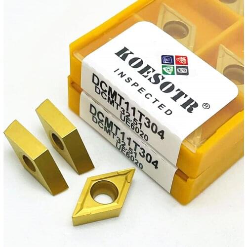 DCMT11T304 VP15TF UE6020 US735 Carbide Insert Internal Turning Tool Metal Turning Tool CNC Tool Carbide Turning Insert DCMT