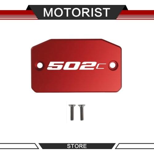 FOR BENELLI 502C 502 C 2018 CNC Aluminum Motorcycle Brake Fluid Fuel Reservoir Tank Cover Cap