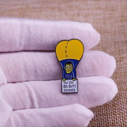 Big Butt Skinner weather balloon Enamel Pin