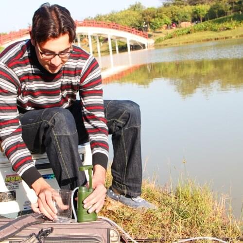 Fresh water filtration for fishing equipment