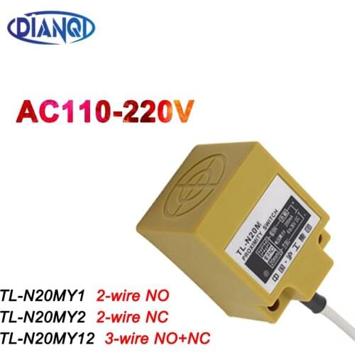 Inductive Proximity Sensor TL-N20MY2 AC 2WIRE NC Detection distance 20MM AC 110-220V Proximity Switch sensor switch