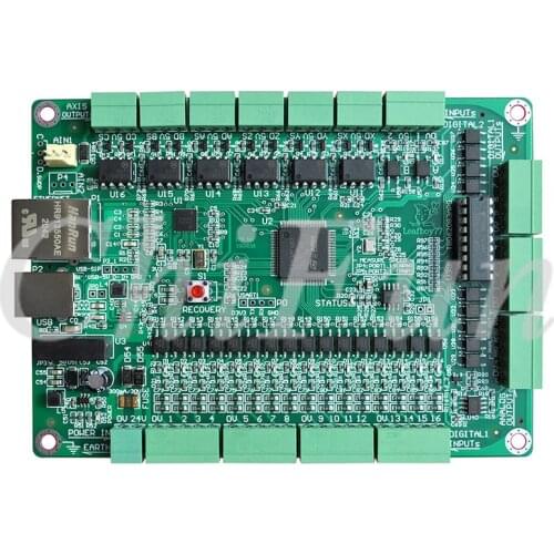 Mach3 USB/ETHERNET Dual Interface 6-Axis Motion Board(EDG381)