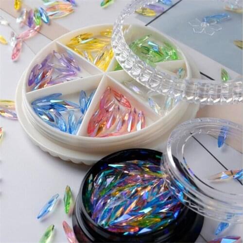 100pcs/bag new creative resin horse eyes nails drill beads connectors for diy phone case manicure decorate jewelry accessories